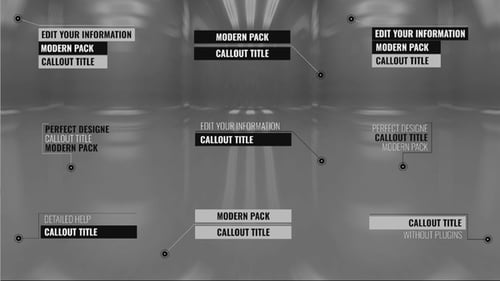 Elegant Modern Call Outs for DaVinci Resolve