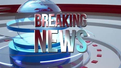 Breaking News Transition With Alpha Channel