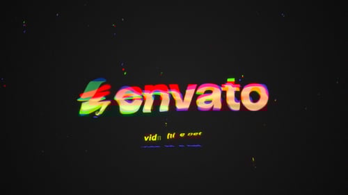 Shift Glitch Reveal Logo