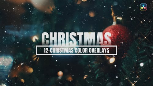 Christmas Color Luts And Overlays For DaVinci Resolve