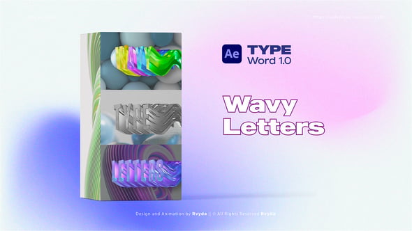 Wavy Letters Animation, Titles ft. 3d & 3d title - Envato