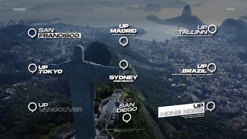 Location Titles +RGB \ FCPX & Apple Motion