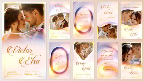 Wedding Invitation Instagram Reels Stories