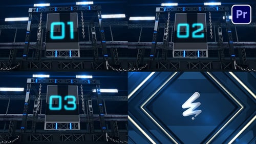 Dynamic 3D Broadcast Countdown Opener