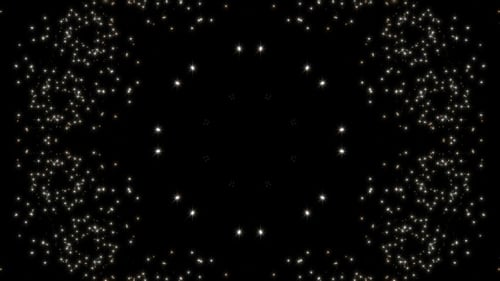Glitter Light Kaleidoscope 4K Loop