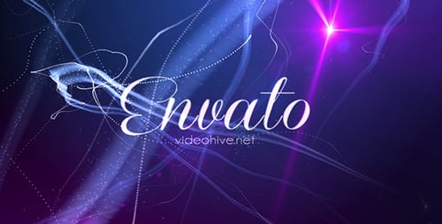 Elegant Magic Logo Reveal with Cinematic Light Trails and Particles
