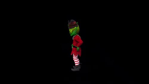 Danse des Elfes Verts 4 — Concept de Noël