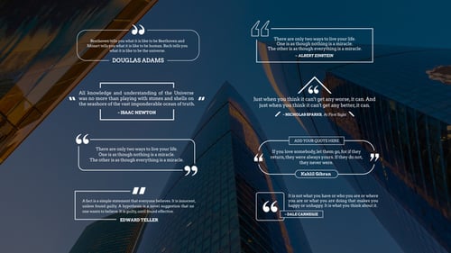 Clean Quote Titles with Dynamic Line Animations