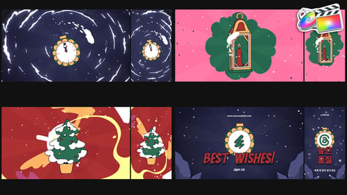 Christmas Morphing Logo Opener | FCPX