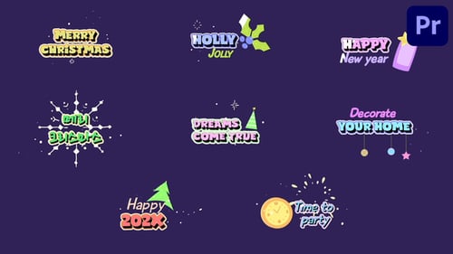 New Year Titles for Premiere Pro