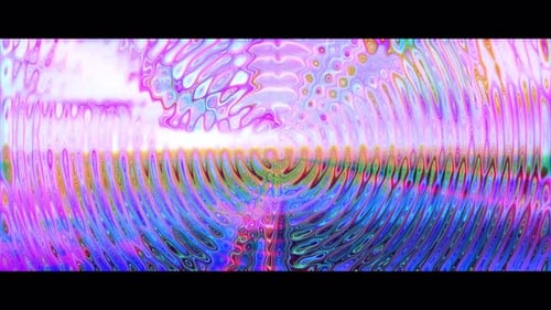Vibrant Fluid Glitch Abstract Background