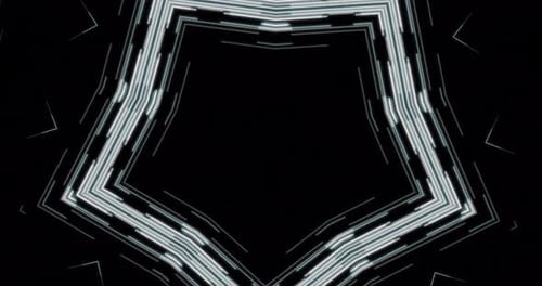 Looped kaleidoscope Abstract Symmetrical Of Geometric Seamless Pattern shape