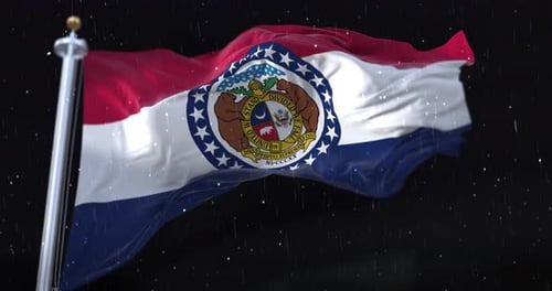 Flag of American State of Missouri
