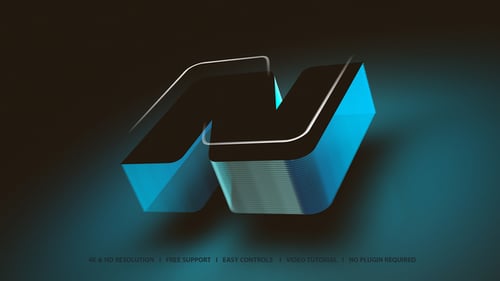 Modern Dynamic Layered Logo Reveal Intro Animation