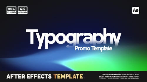 Dynamic Typography Intro with Smooth Abstract Gradients
