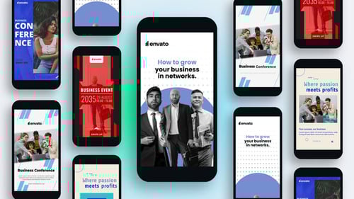 Event Promo Stories - MOGRT Premiere Pro