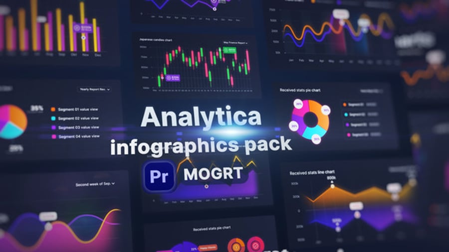 Animated Data Visualization Charts Pack for Business Infographics ...