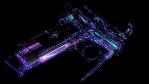 Arma digital Cyberpunk Skyfi HUD