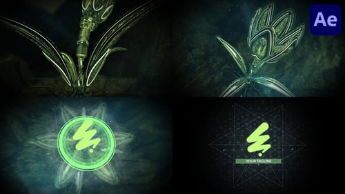 Rise High Tech Logo for After Effects