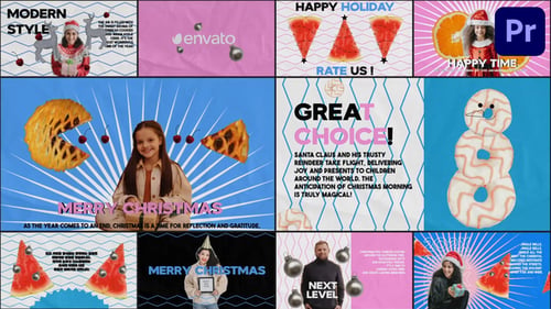 New Year Slides for Premiere Pro