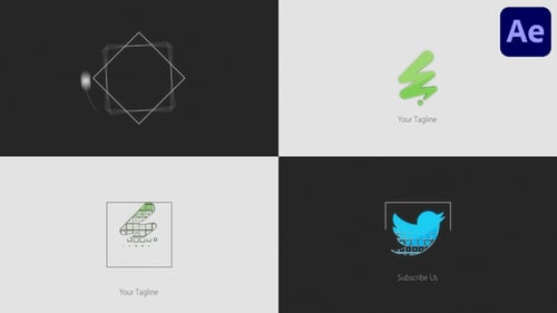 Logo minimalista para After Effects