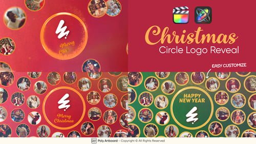 Presentación del Logo del Círculo Navideño para Final Cut Pro X