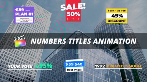 Animated Number & Data Displays for Presentations
