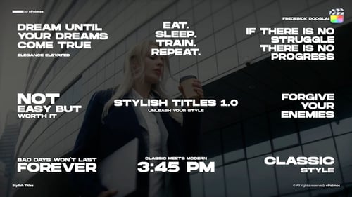 Stylish Titles | FCPX