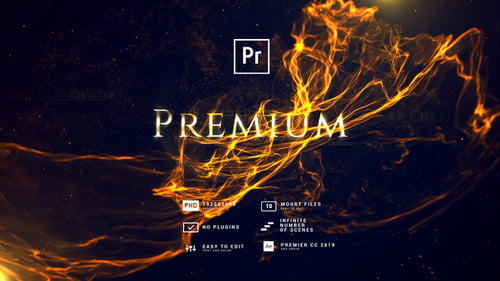 Premium Abstract Titles MOGRT