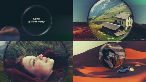Dynamic Circular Lens Slideshow Photo Reveal