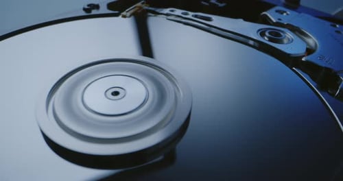 Intérieur d'un disque dur