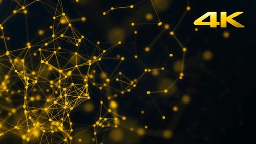 Abstract Data Network Plexus Connections Loop Background