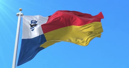 Dynamic Waving Flag with Custom Design