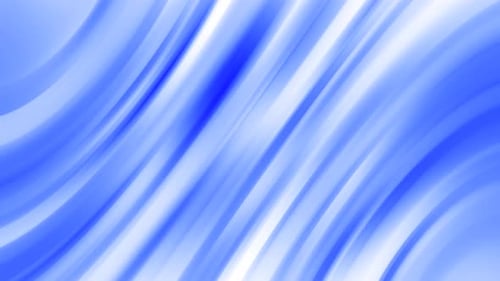 Abstract Blue and White Fluid Lines Motion Background Loop