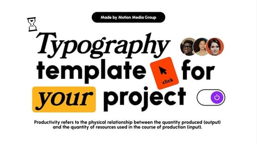Trendy Typographic Intro