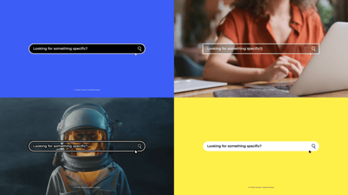 Search Bar Logo Reveal