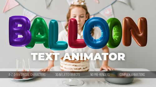 Balloon Text Animator