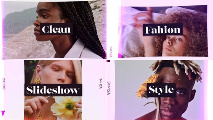 Collage Slideshow Editable Video Templates - Envato