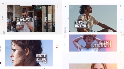 Photo Frames Reel Slideshow For Premiere Pro