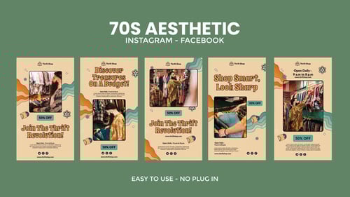 70s Aesthetic Instagram Stories