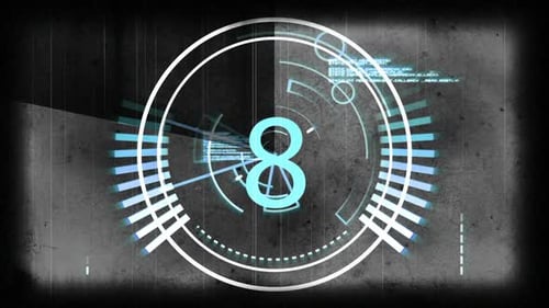 Countdown and digitally generated screen