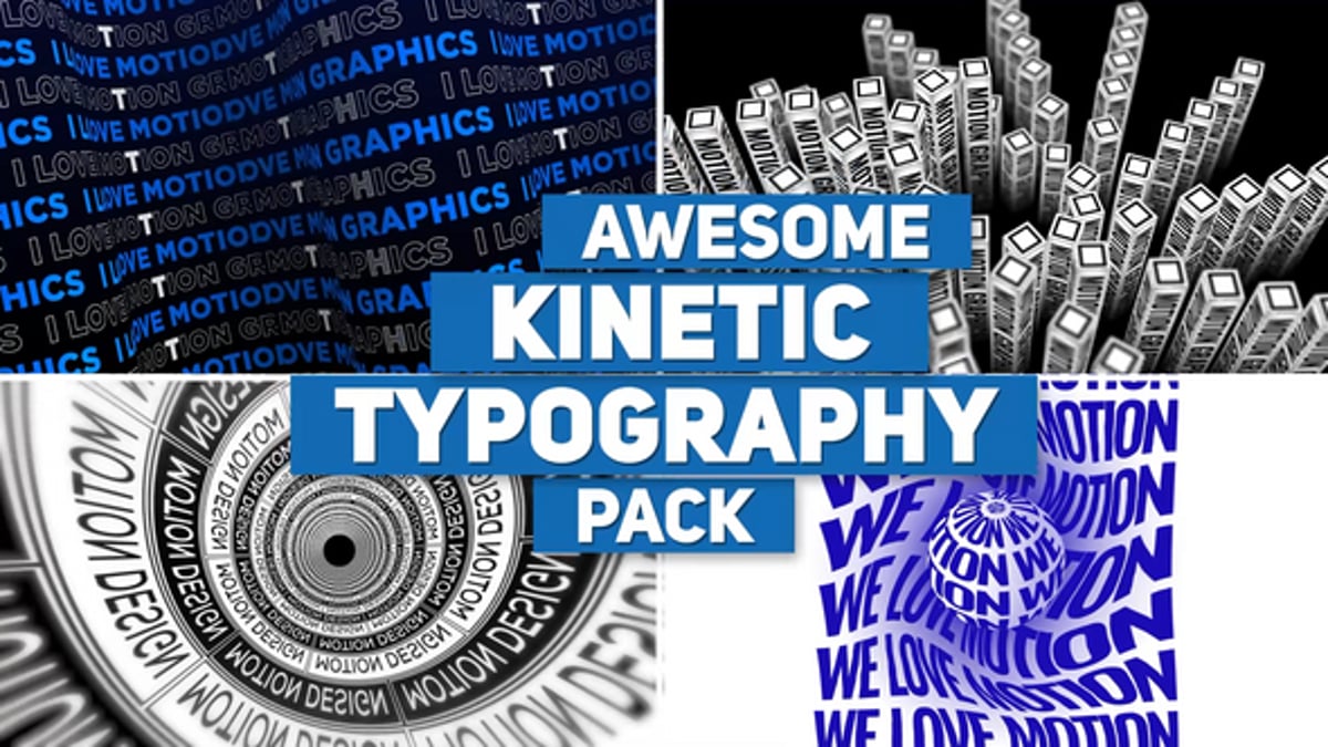 Dynamic Kinetic Typography Text Animations, Elements ft. mogrt & text ...