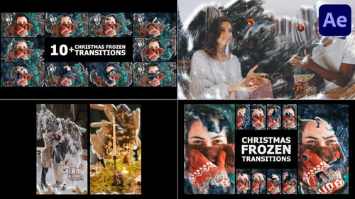 Christmas Frozen Transitions | After Effects