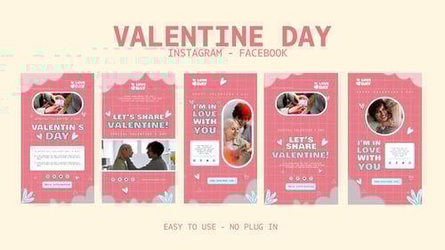 Valentine Day Instagram Stories