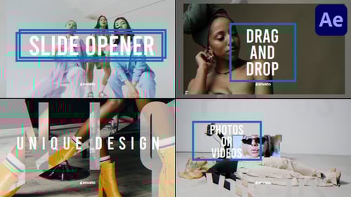 Dynamic Glitch Text Opener for Modern Presentations