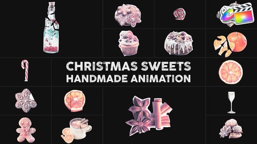 Christmas Sweets Handmade Animation | FCPX