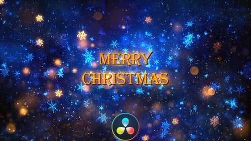Christmas Opener - Davinci Resolve