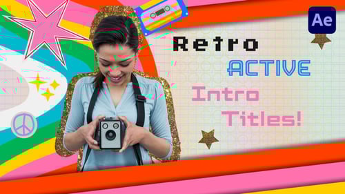 Retro Active Title Intro