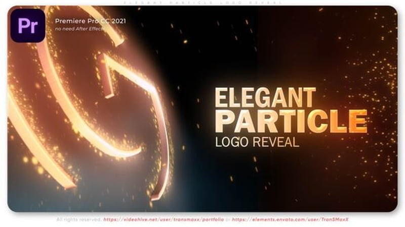 Dynamic Glowing Particle Logo Reveal, Logo Stings ft. logo reveal ...
