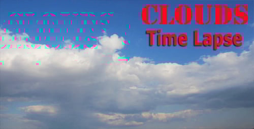 Clouds Fill a Bright Blue Daytime Sky